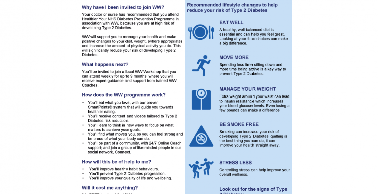 Diabetes UK – Know Your Risk of Type 2 diabetes