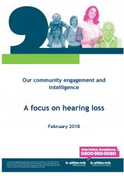 Hearing Loss Summary Report front cover